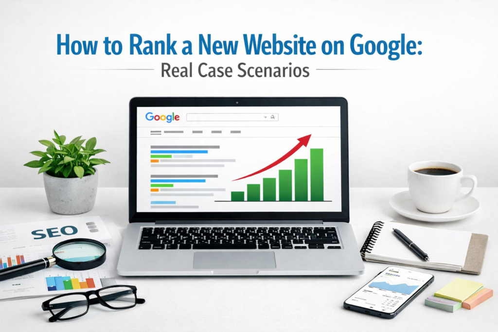 How to Rank a New Website on Google: Real Case Scenarios